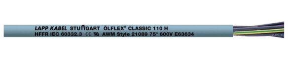 Ölflex Classic 110 H 10019930 2X1,5mm² R100m