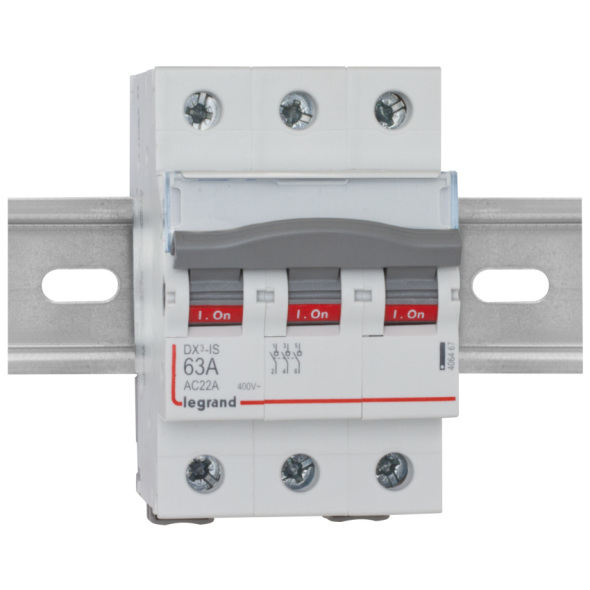 Einbau-Kipp-A-Schalter DX³, 63A, 3-polig