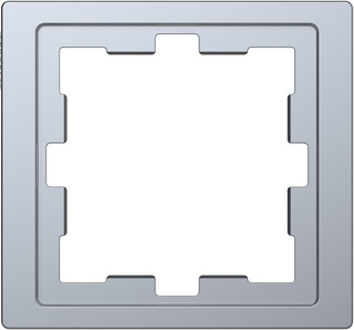 Rahmen D-Life 1-fach Edelstahl