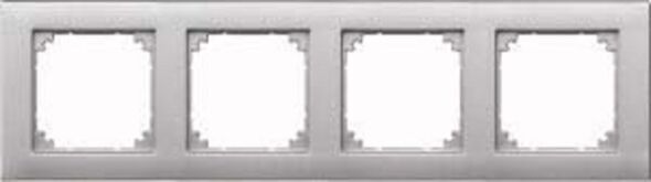 Rahmen M-PLAN 4-fach aluminium