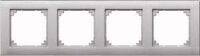 Rahmen M-PLAN 4-fach aluminium