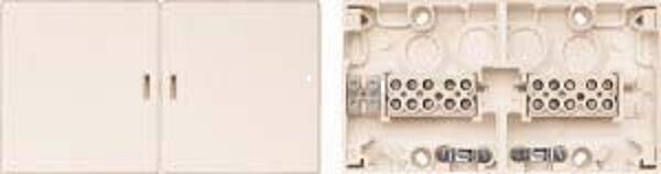 Herdanschlussdose weiß 521044