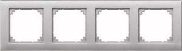 Rahmen M-PLAN 4-fach aluminium