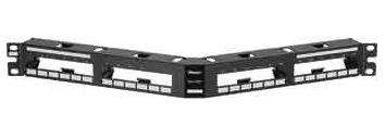 Patchpanel - gewinkelt 1HE QAPP24BL
