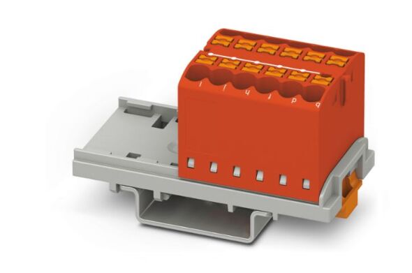 Verteilerblock PTFIX 12X2,5-NS35 RD