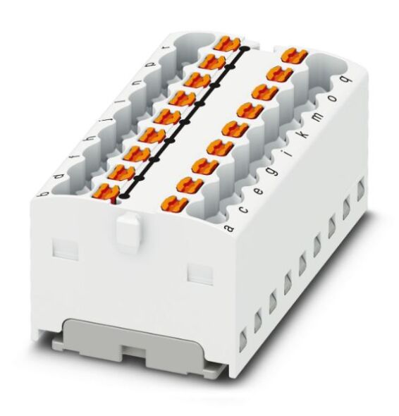 Verteilerblock PTFIX 18X1,5 WH