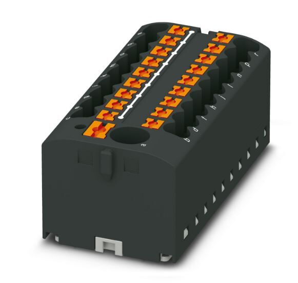 Verteilerblock PTFIX 6/18X2,5 BK