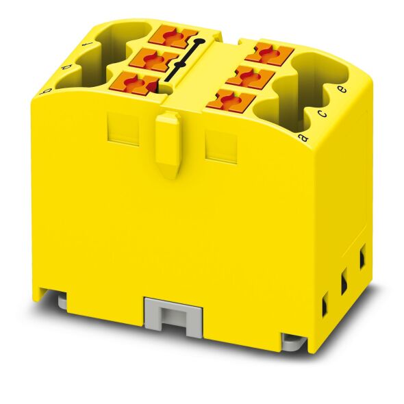 Verteilerblock PTFIX 6X2,5 YE