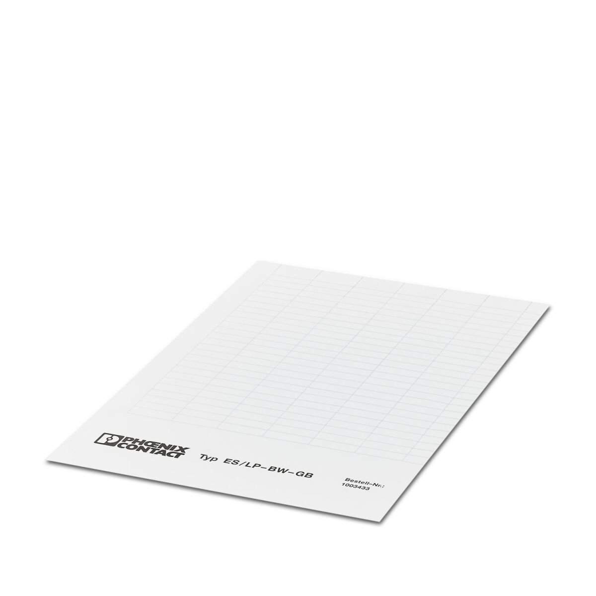 Einsteckstreifen ES/LP-BW-GB