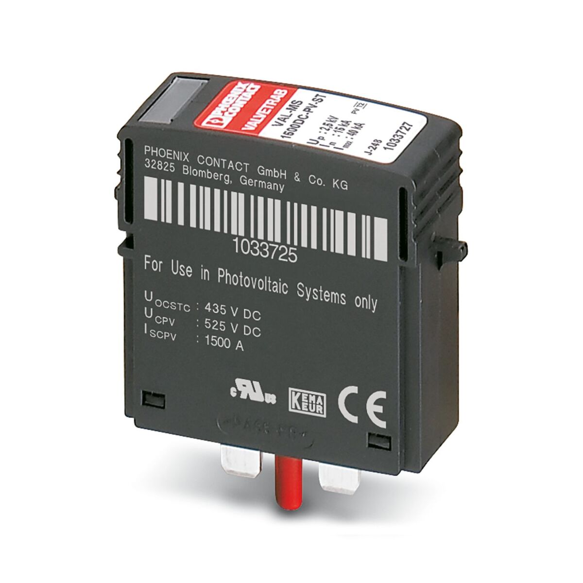 ÜSS-Stecker VAL-MS 1500DC-PV-ST