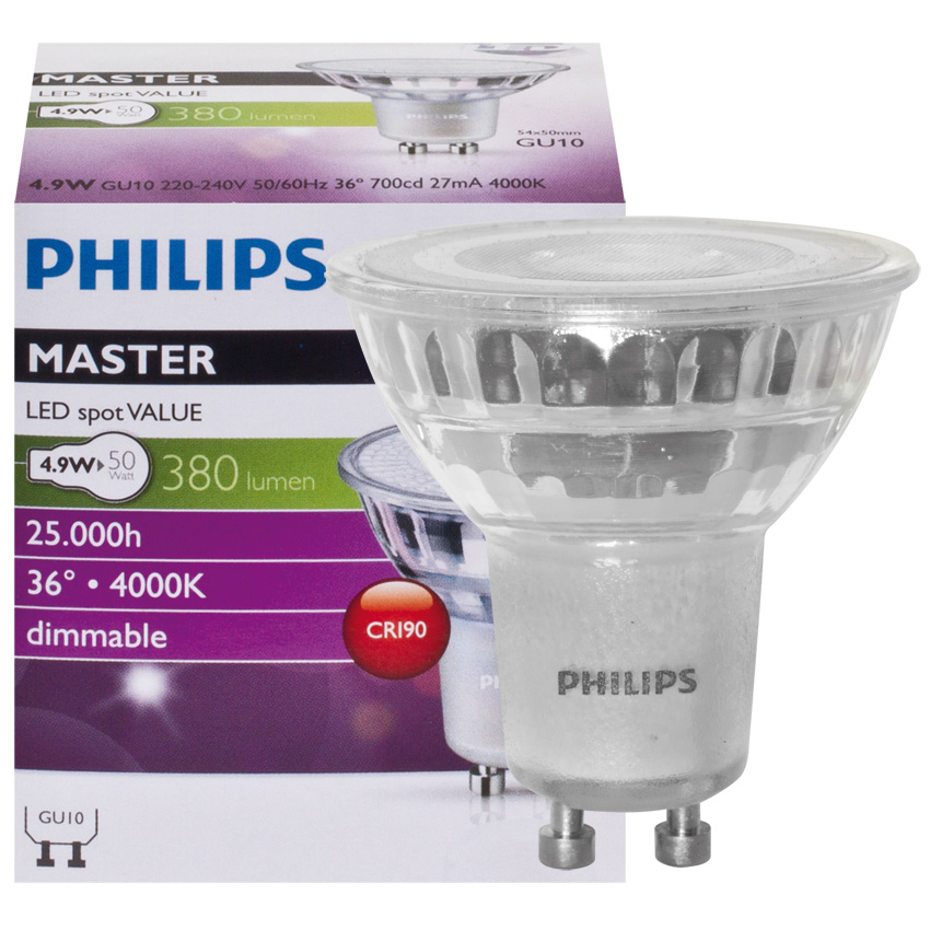 LED-Reflektorlampe GU10 4000K 4,9W 420lm