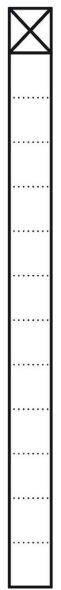 Kommunikations-Stele KSF 613-1 W