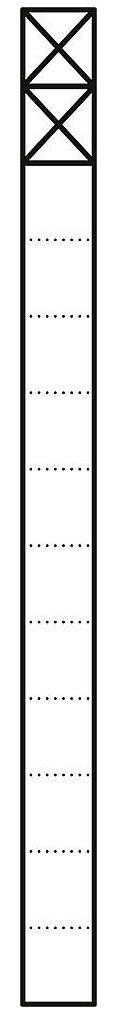 Kommunikations-Stele KS 613-2 W