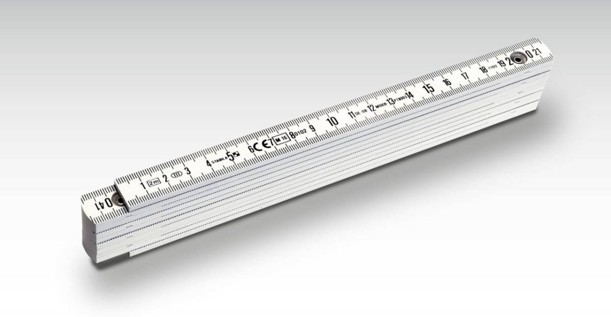 Kunststoff-Gliedermaßstab 1104, ws