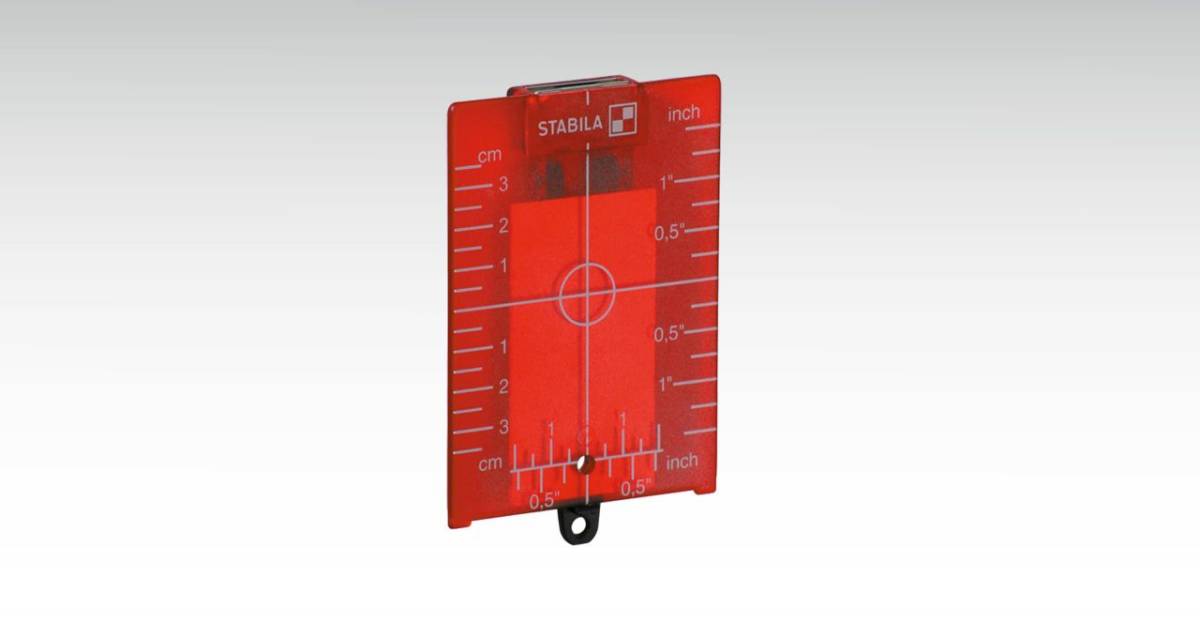 Zielplatte ZP, rot