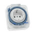 theben-timer 26 IP 44 Steckdosen-Zeitschaltuhr analog außen, Tagesprogramm, 400 W LED 0260855