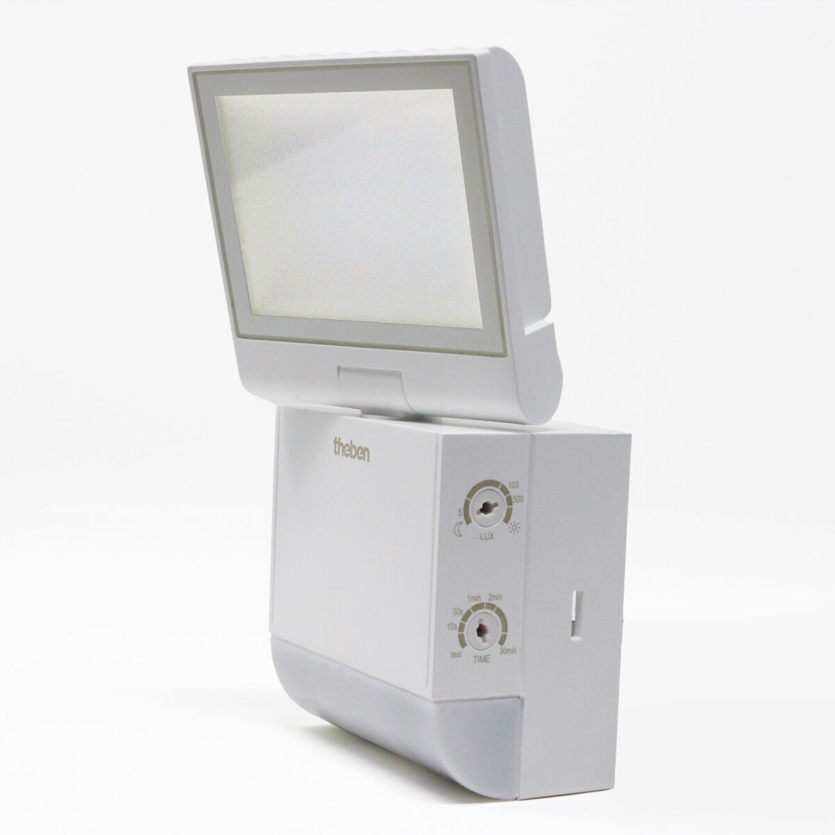 Theben theLeda S8-100 WH LED-Strahler dreh-/schwenkbar, Bewegungsmelder, 4000 K neutralweiß 1020800