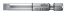 Schlitz-Professional-Bit 7040 Z 0,8x5,5x50