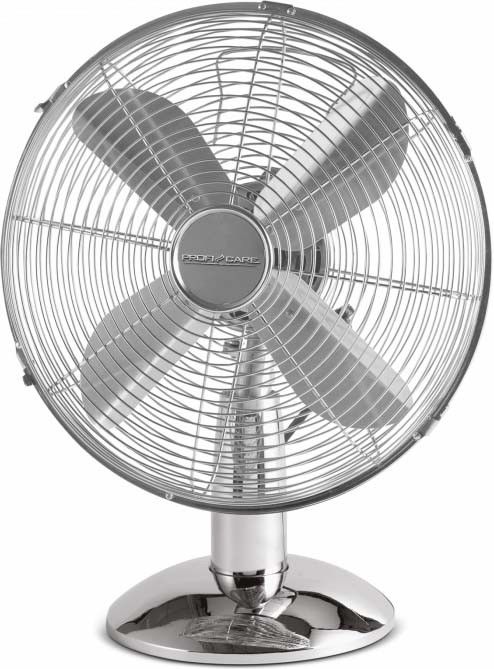 Metall-Tischventilator PC-VL3063M inox