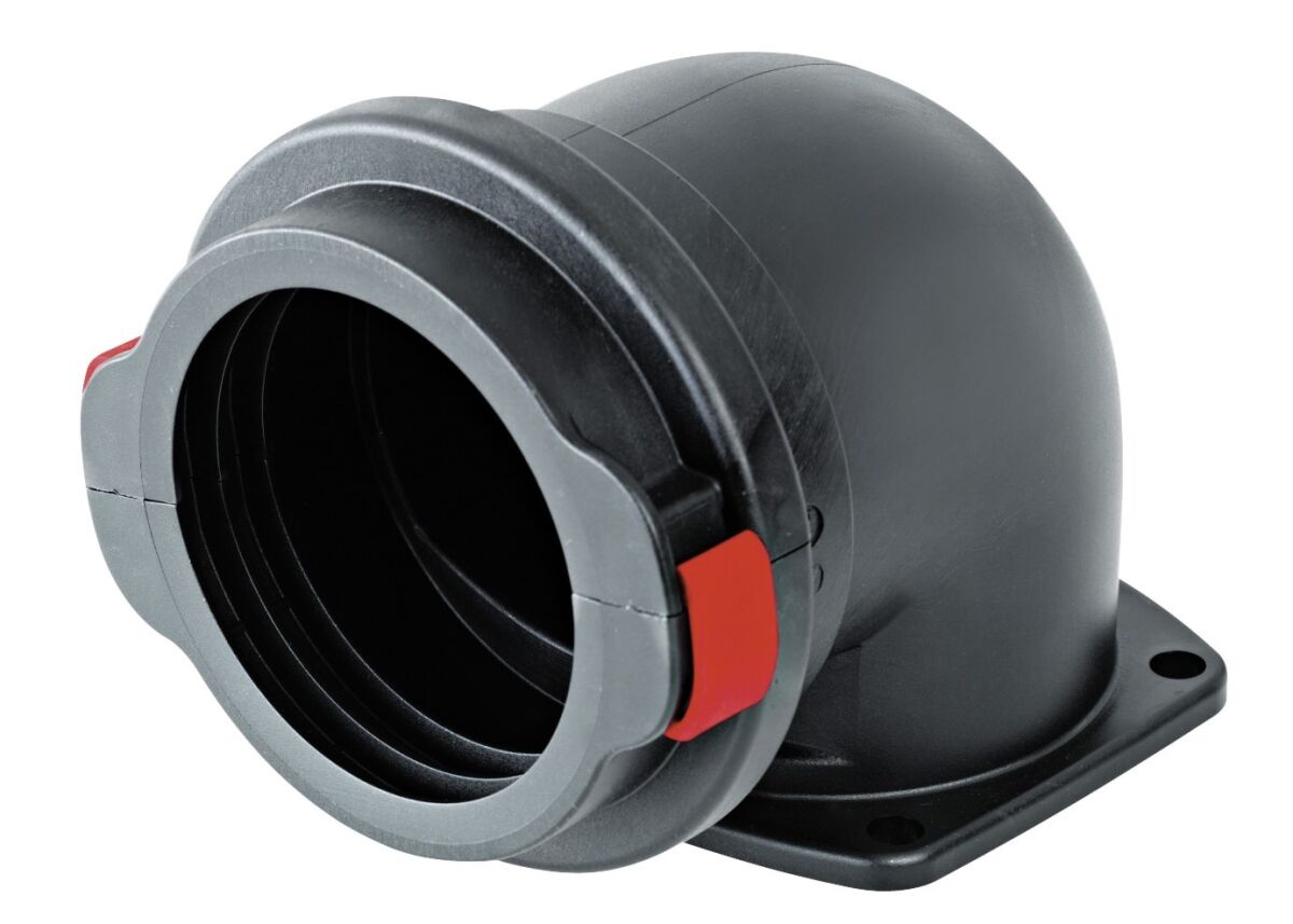Kunststoff Flanschwinkel KFW 70 schwarz