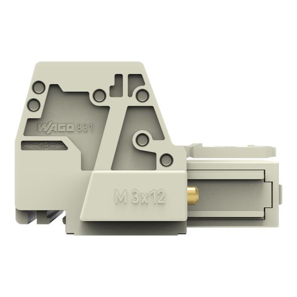 1-Leiter-Federleiste 831-3108/107-000