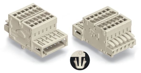 2-Leiter-Kombistecker 734-362/008-000