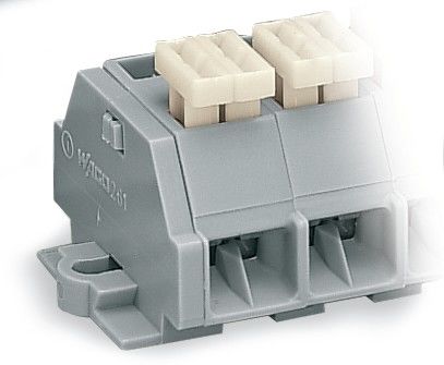 4-Leiter-Klemmenleiste 261-203/332-000