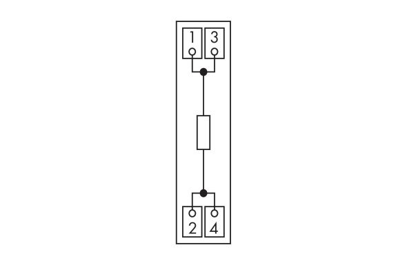Bauteilmodul m. Widerstand 289-128/003-000