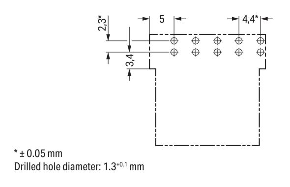 Buchse für Leiterplatten 890-845/011-000