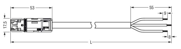 konfekt. Anschlussleitung 774-9993/206-602