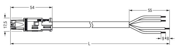 konfekt. Anschlussleitung 774-9994/106-602