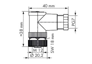 Konfekt. Steckverbinder 4p 756-9215/040-000