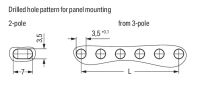 1-Leiter-Federleiste 734-208/008-000