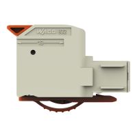 1-Leiter-Federleiste Hebel 832-1105/323-000