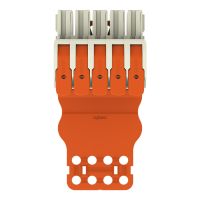 1-Leiter-Federleiste Hebel 832-1105/345-000