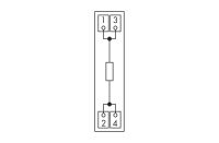 Bauteilmodul m. Widerstand 289-128/003-000