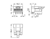 Buchse für Leiterplatten 890-804/011-000