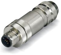 M12-Stecker axial 5-polig 756-9207/060-000