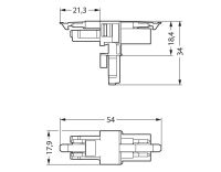 T-Verteiler 3-polig 890-606