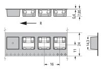 THR-Leiterplattenklemme 2060-1852/998-404