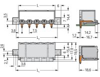 THR-Stiftleiste Lötstift 2092-3425/205-000
