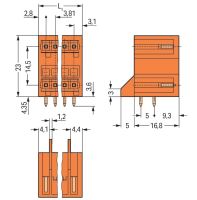 THT-DoppelstockStiftleiste 734-436/001-000