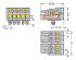 1-Leiter-Federleiste 231-102/008-000