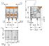 Leiterplattenklemme Hebel 2606-1105/010-000