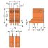 THT-DoppelstockStiftleiste 734-436/001-000