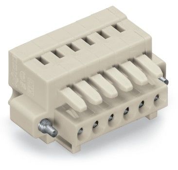 1-Leiter-Federleiste 734-116/107-000