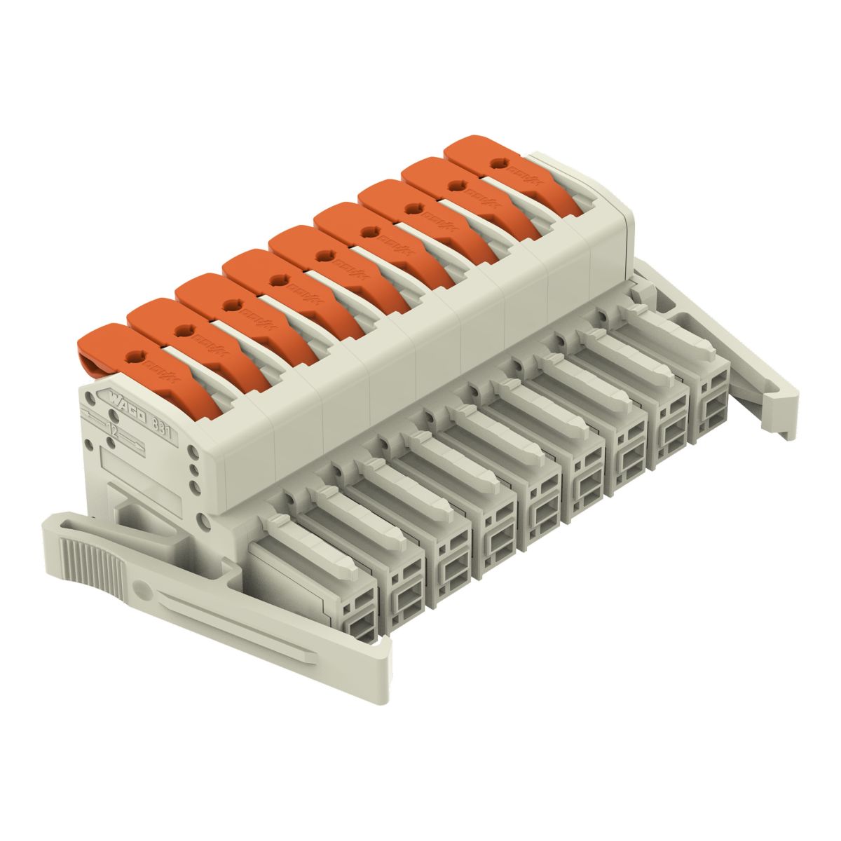 1-Leiter-Federleiste 831-1109/037-000