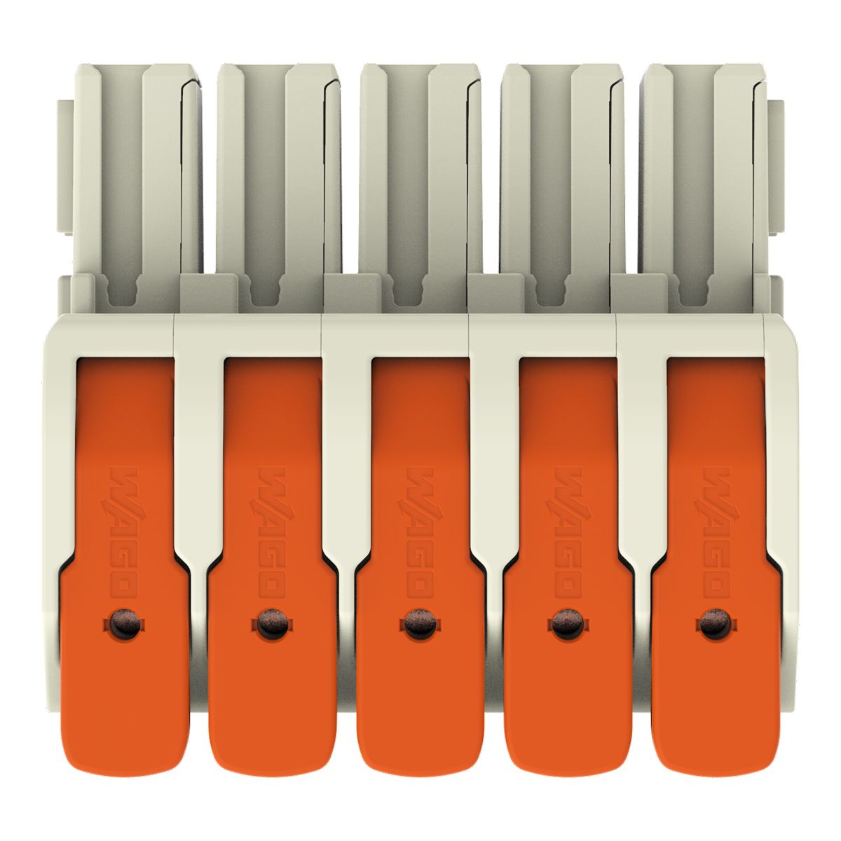 1-Leiter-Federleiste Hebel 832-1105