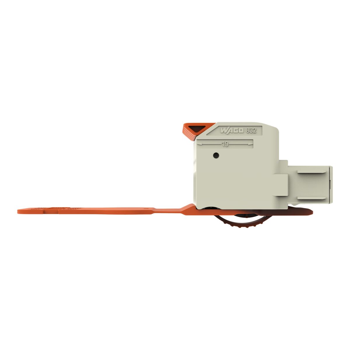 1-Leiter-Federleiste Hebel 832-1105/345-000