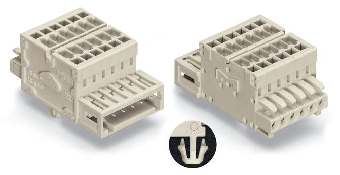 2-Leiter-Kombistecker 734-370/008-000